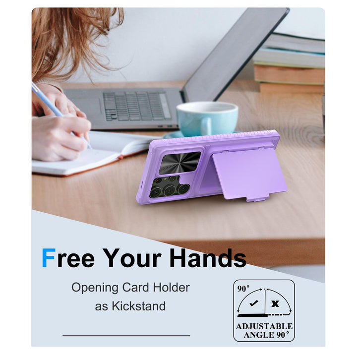 BXYJY Wallet Case for Galaxy S23 Ultra – All-in-One Wallet with Card Slots & Cash Pocket - DOKUTRONIX