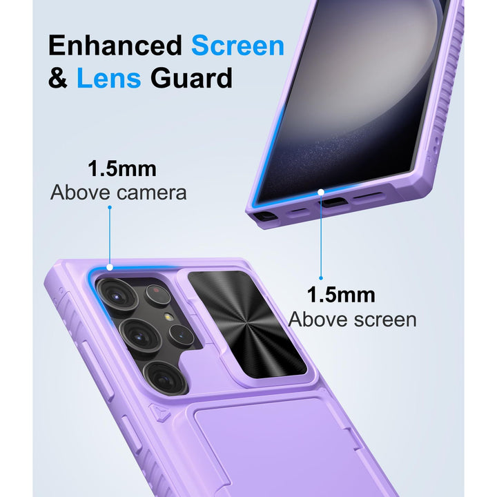 BXYJY Wallet Case for Galaxy S23 Ultra – All-in-One Wallet with Card Slots & Cash Pocket - DOKUTRONIX