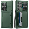 BXYJY Shield Wallet Case for Galaxy S23 Ultra Green