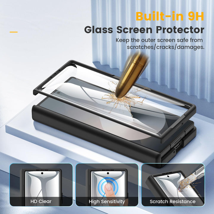 Caka Pink Fold6 Case with Hinge & Screen Protection - DOKUTRONIX