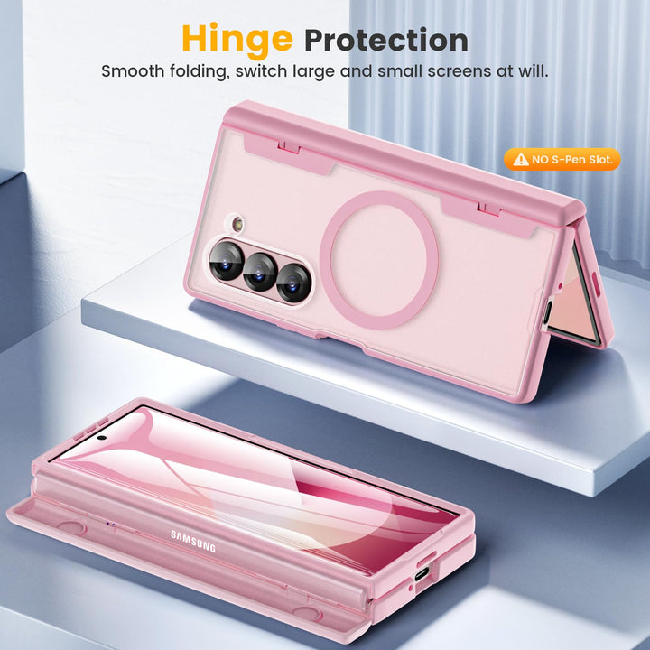 Caka Pink Fold6 Case with Hinge & Screen Protection - DOKUTRONIX