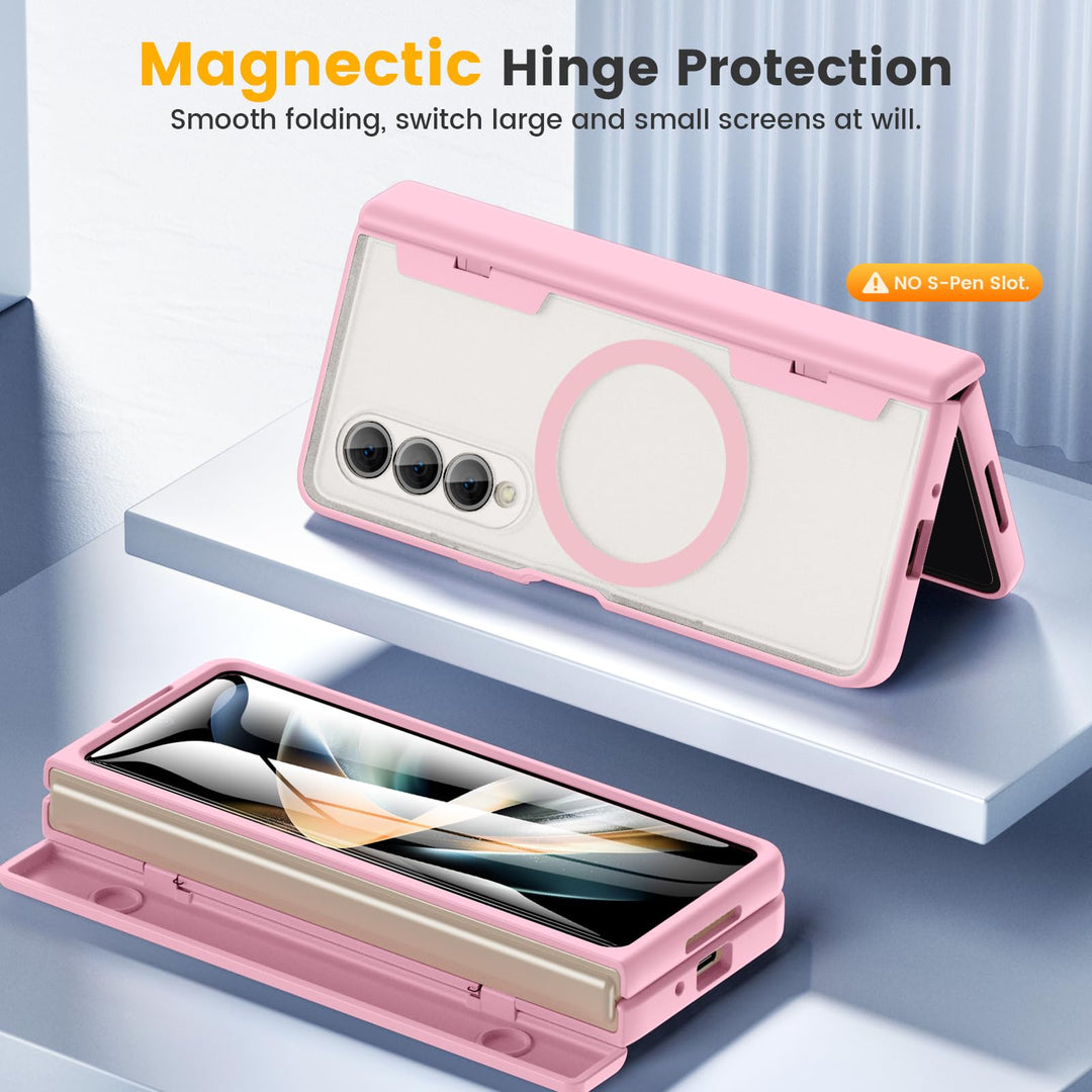 Caka Pink Fold6 Case with Hinge & Screen Protection - DOKUTRONIX