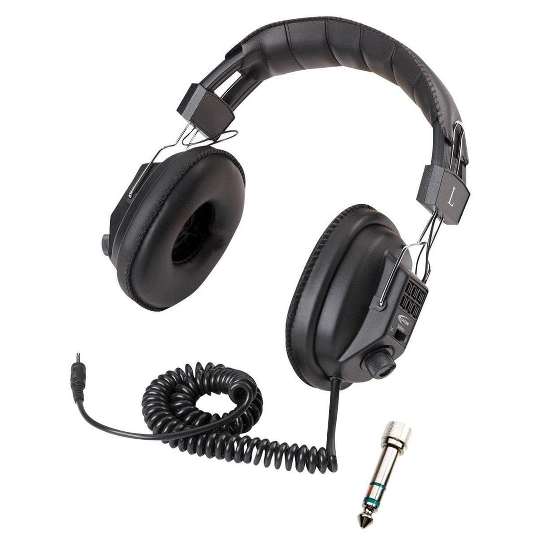 Califone 3068AV Dual Control Headphones - Black - DOKUTRONIX