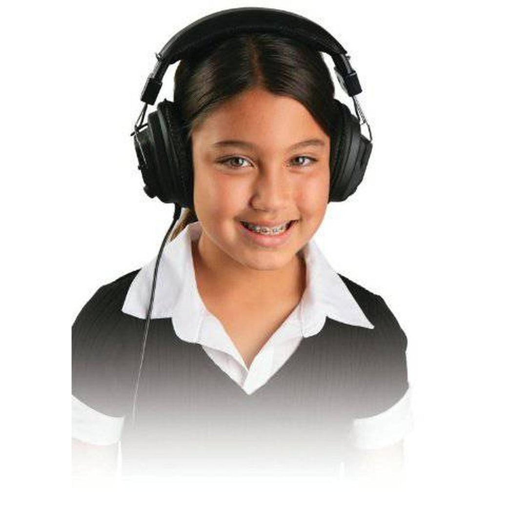 Califone 3068AV Dual Control Headphones - Black - DOKUTRONIX