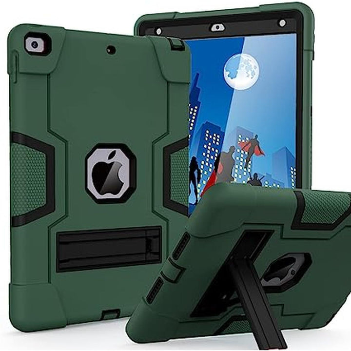 Cantis Rugged Slim Case for iPad 9/8/7 - Alpine Green - DOKUTRONIX