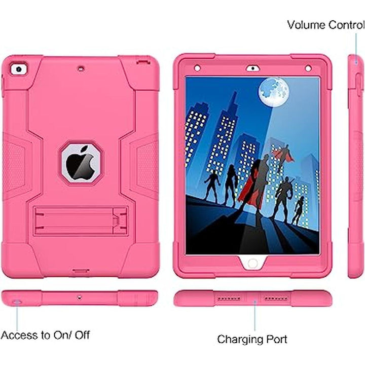 Cantis iPad 9/8/7 Case - Slim Shockproof Stand, Pink - DOKUTRONIX