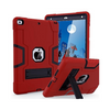 Rugged Stand Case for iPad 9/8/7 - Red+Black