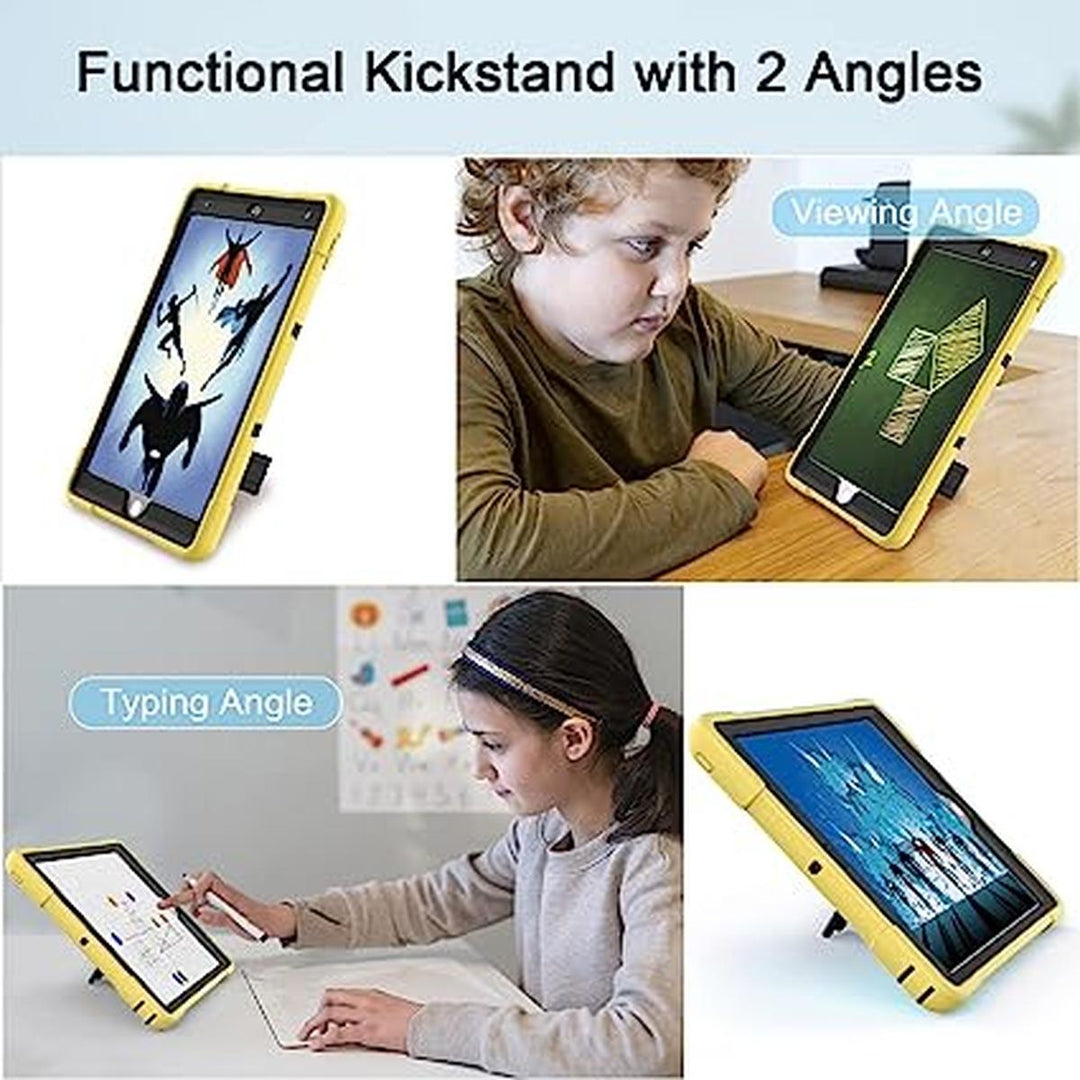 Cantis iPad Rugged Case: Yellow & Black Adventure - DOKUTRONIX