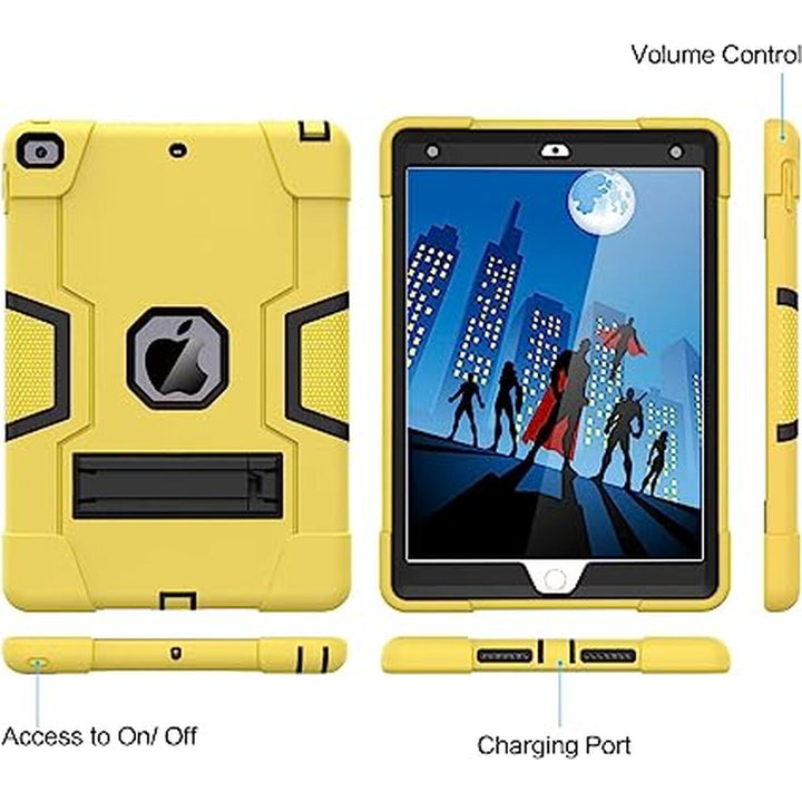Cantis iPad Rugged Case: Yellow & Black Adventure - DOKUTRONIX