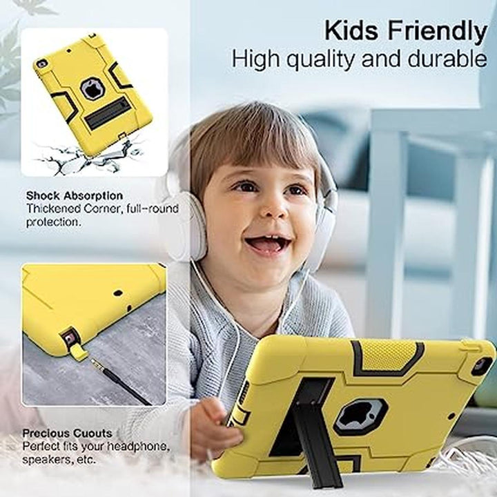 Cantis iPad Rugged Case: Yellow & Black Adventure - DOKUTRONIX