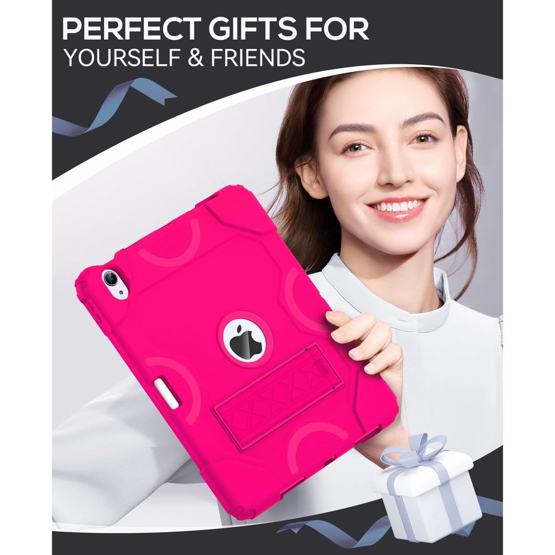 Cantis Rugged iPad Air Case - Hot Pink Armor - DOKUTRONIX