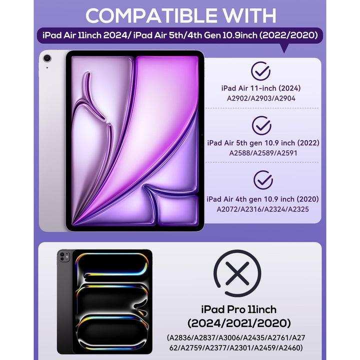 Cantis Rugged iPad Air Case - Purple Shield - DOKUTRONIX