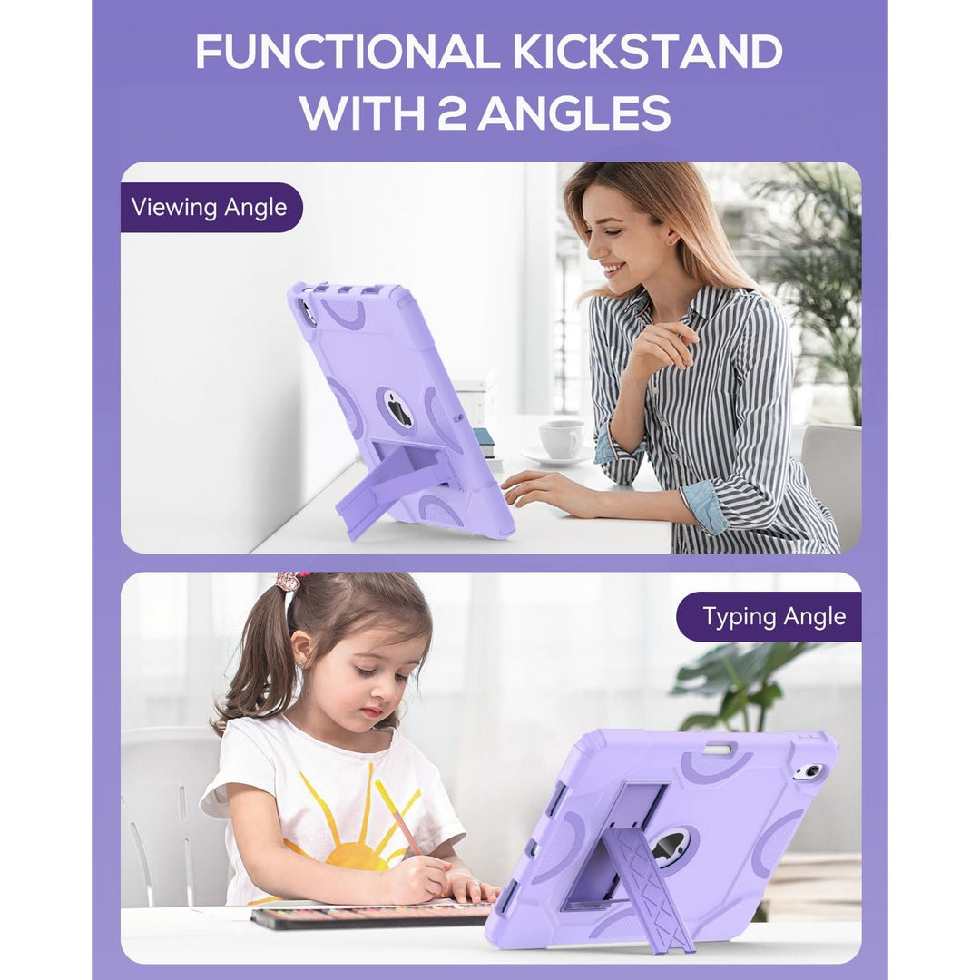 Cantis Rugged iPad Air Case - Purple Shield - DOKUTRONIX