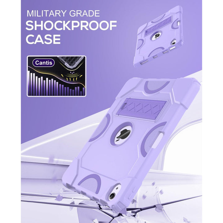 Cantis Rugged iPad Air Case - Purple Shield - DOKUTRONIX
