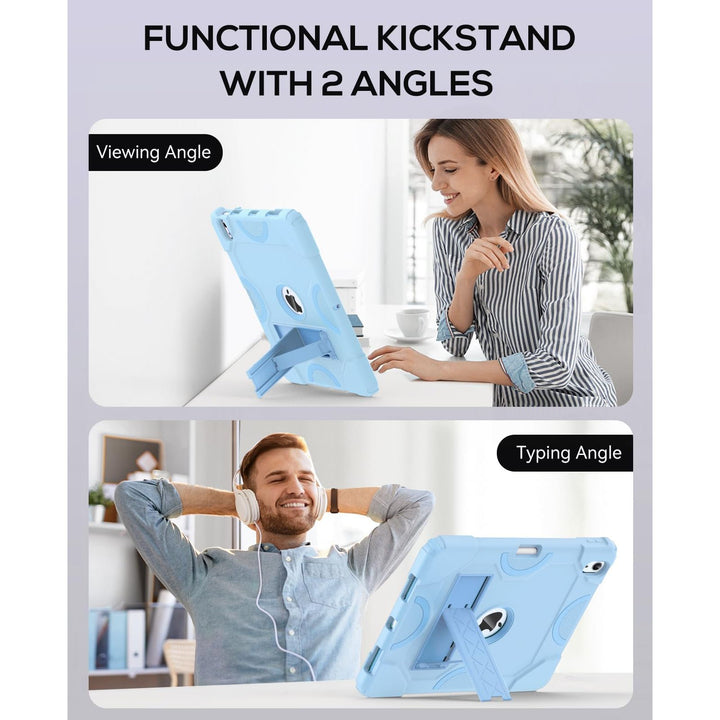 Cantis Heavy-Duty Sky Blue iPad Air Case 11 - DOKUTRONIX
