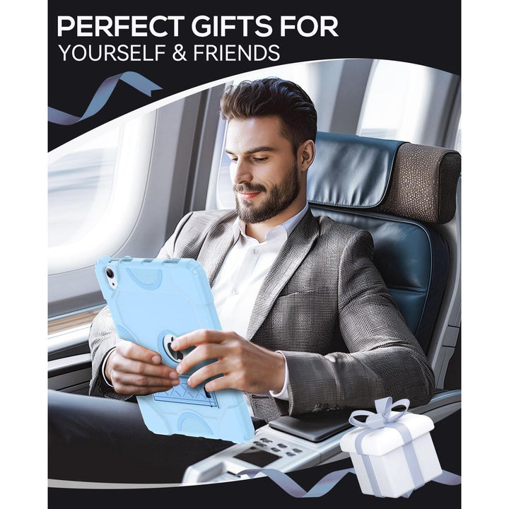 Cantis Heavy-Duty Sky Blue iPad Air Case 11 - DOKUTRONIX