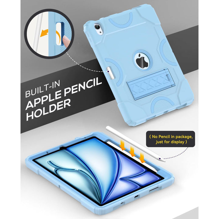 Cantis Heavy-Duty Sky Blue iPad Air Case 11 - DOKUTRONIX