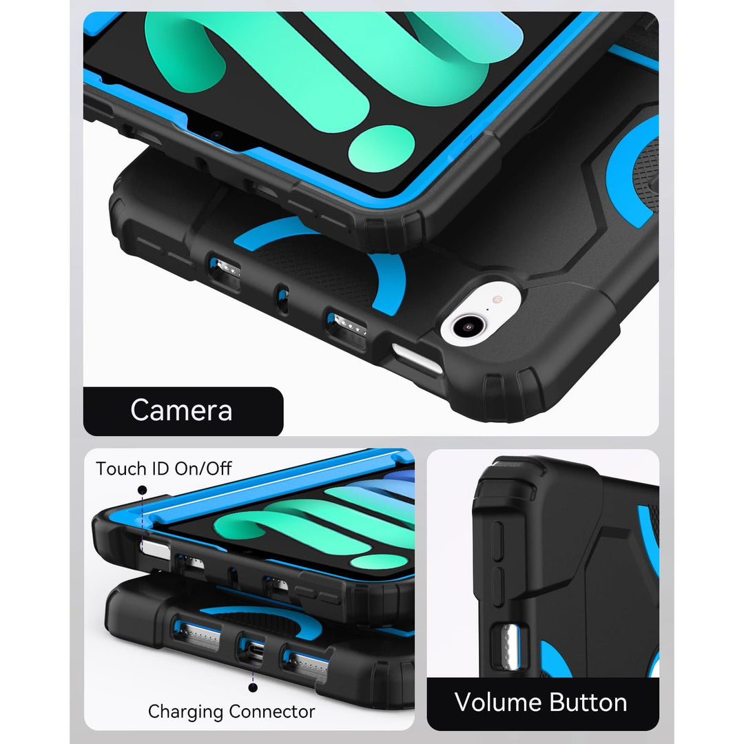 Shockproof Mini 7/6 Case with Pencil Holder - DOKUTRONIX