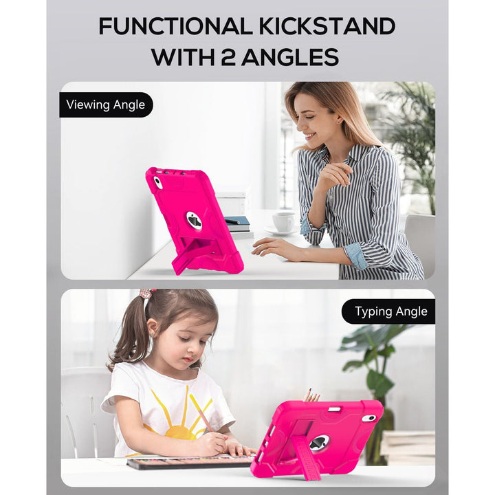 Cantis Shockproof iPad Mini Case - Hot Pink 8.3 - DOKUTRONIX