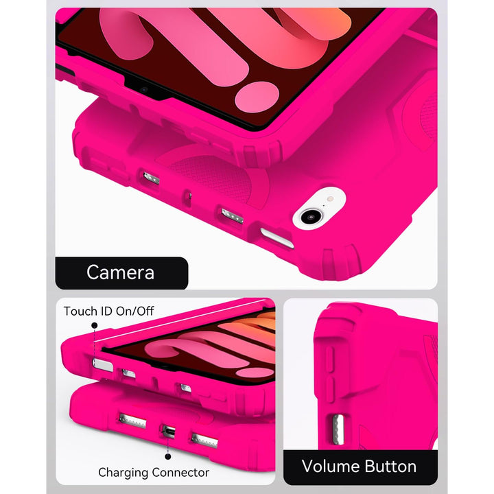Cantis Shockproof iPad Mini Case - Hot Pink 8.3 - DOKUTRONIX