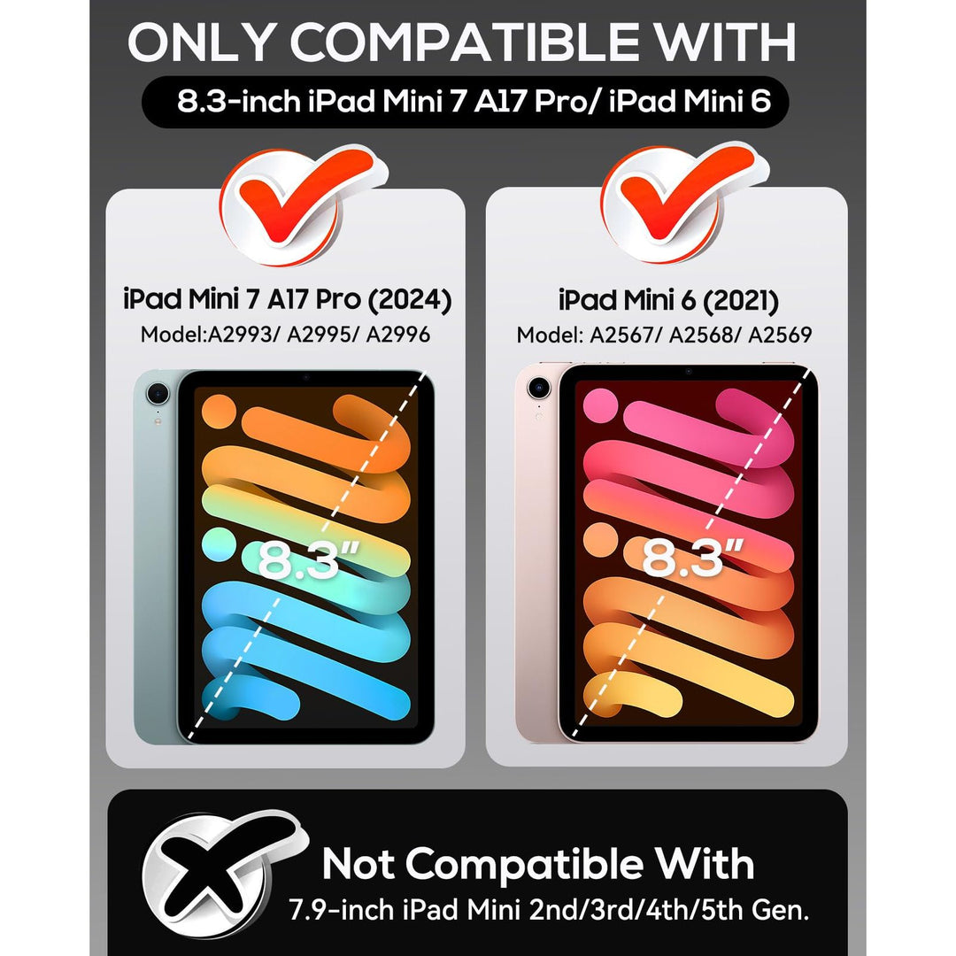 Cantis Shockproof iPad Mini Case - Hot Pink 8.3 - DOKUTRONIX