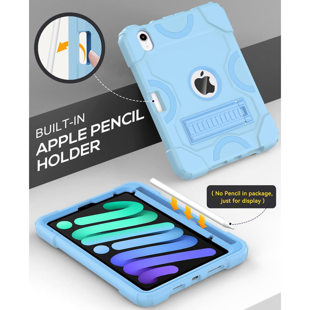 Cantis SkyBlue iPad Mini 7/6 Heavy-Duty Case - DOKUTRONIX