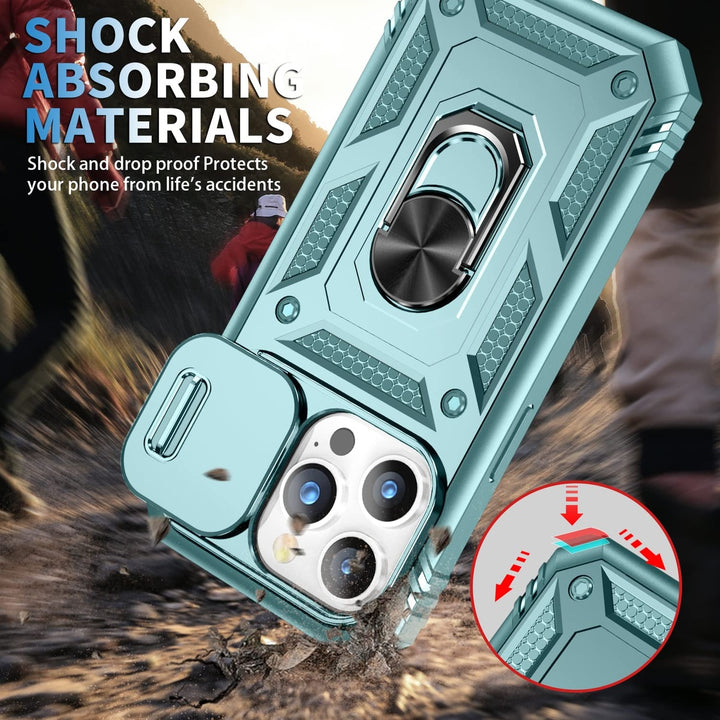 ImpactGuard Slide Case for iPhone 14 Pro Max - Green - DOKUTRONIX