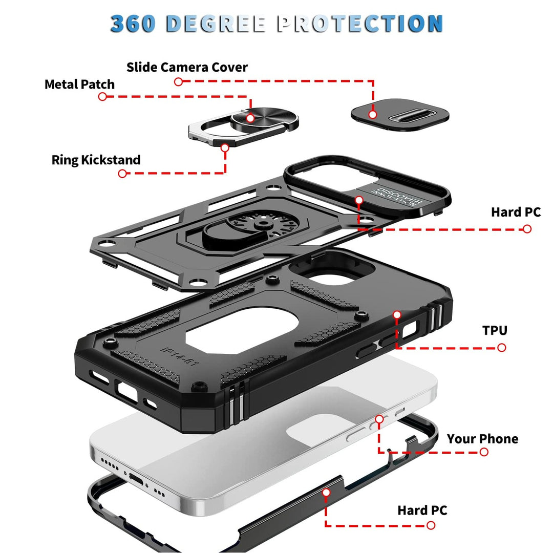 ImpactGuard Slide Case for iPhone 14 Pro Max - Green - DOKUTRONIX
