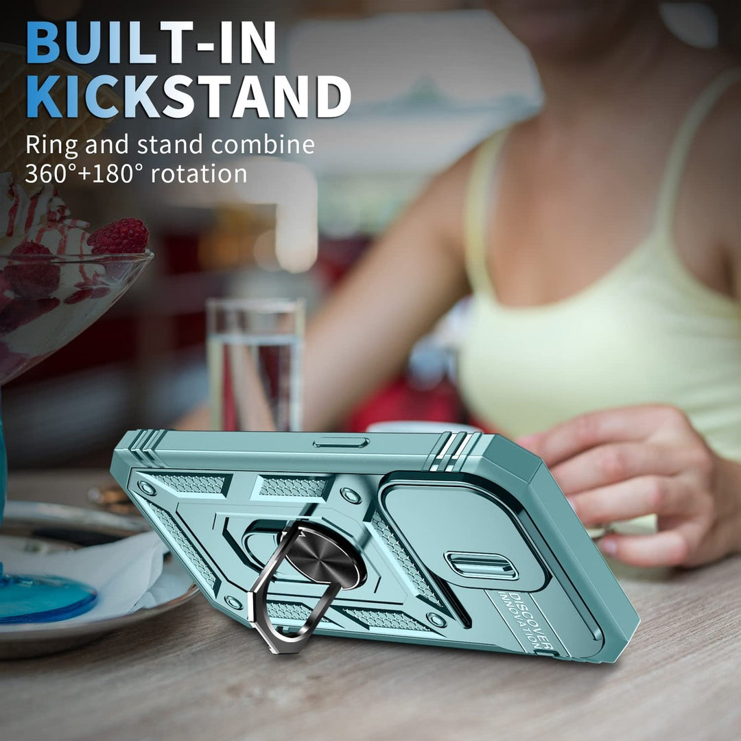 ImpactGuard Slide Case for iPhone 14 Pro Max - Green - DOKUTRONIX