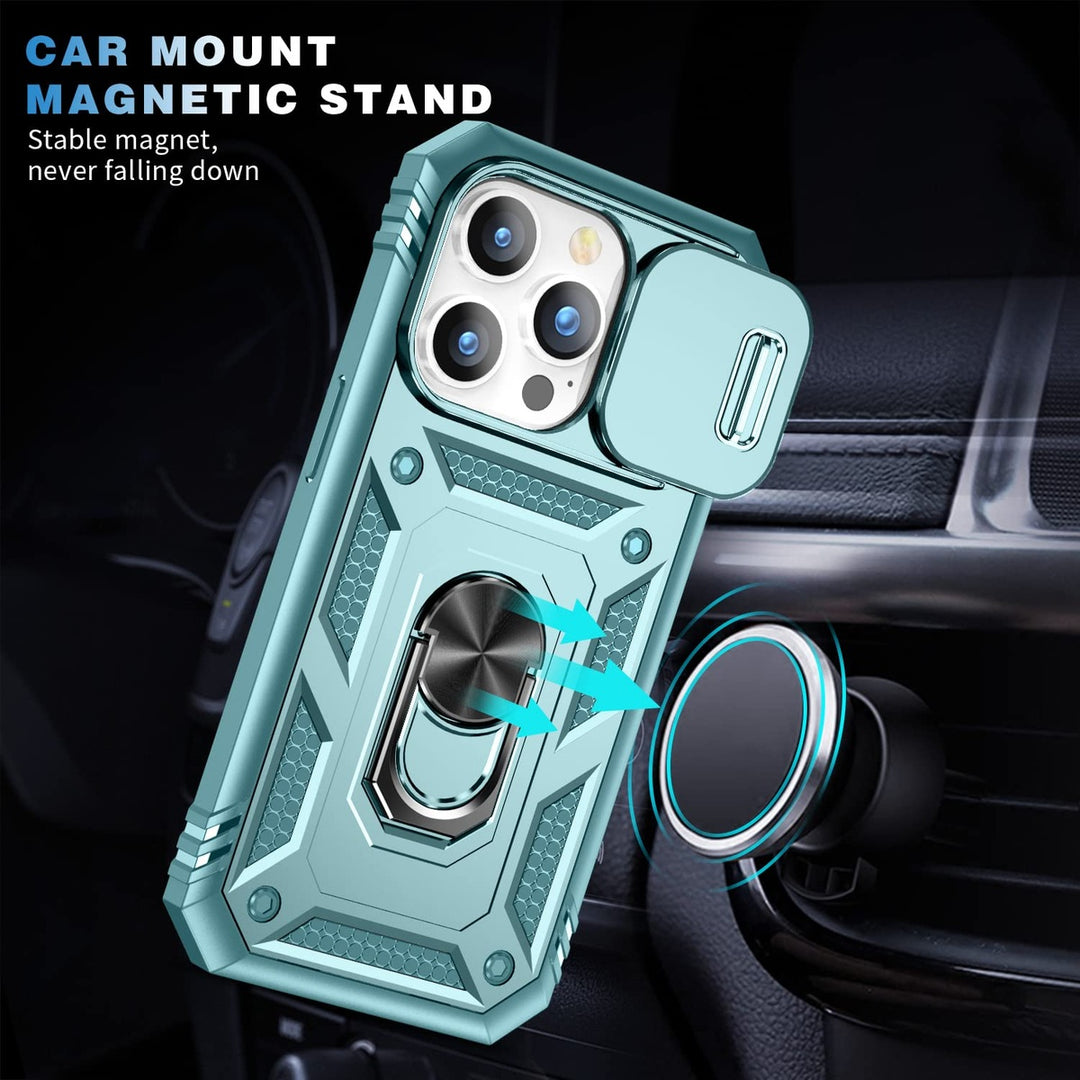 ImpactGuard Slide Case for iPhone 14 Pro Max - Green - DOKUTRONIX