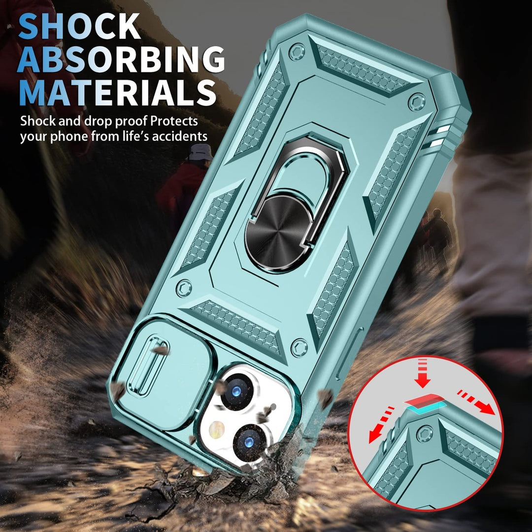 ImpactGuard Slide Case for iPhone 14 Pro Max - Green - DOKUTRONIX