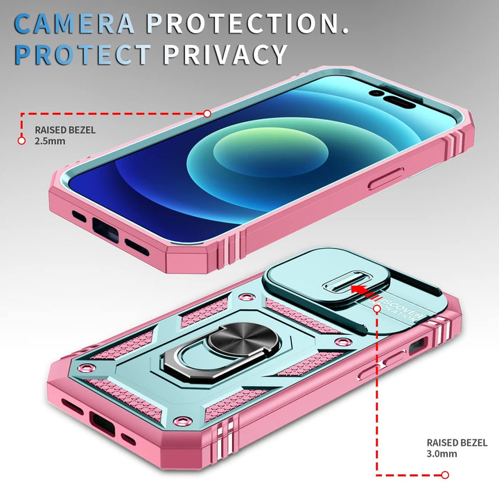 ImpactGuard Slide Case for iPhone 14 Pro Max - Green - DOKUTRONIX