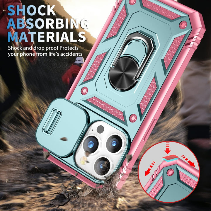 ImpactGuard Slide Case for iPhone 14 Pro Max - Green - DOKUTRONIX