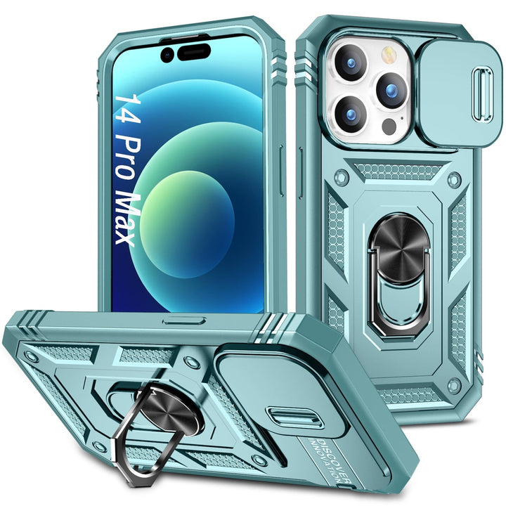 ImpactGuard Slide Case for iPhone 14 Pro Max - Green - DOKUTRONIX