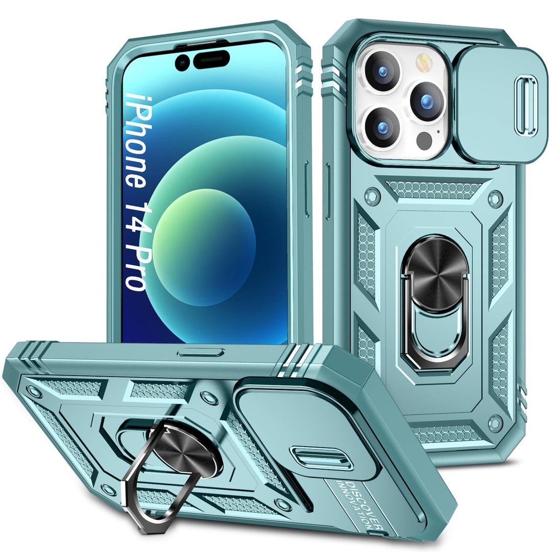 ImpactGuard Slide Case for iPhone 14 Pro Max - Green - DOKUTRONIX
