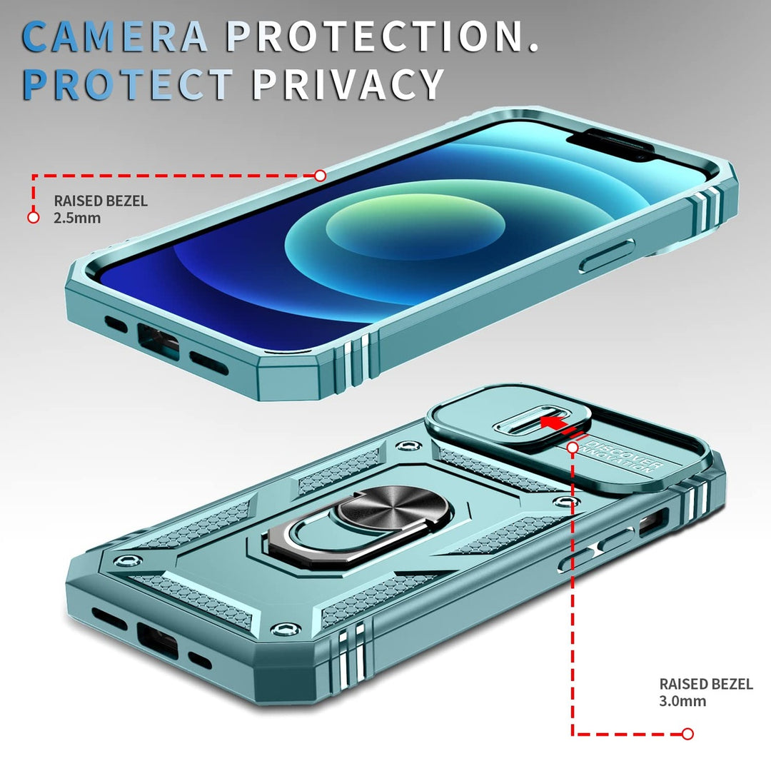 ImpactGuard Slide Case for iPhone 14 Pro Max - Green - DOKUTRONIX