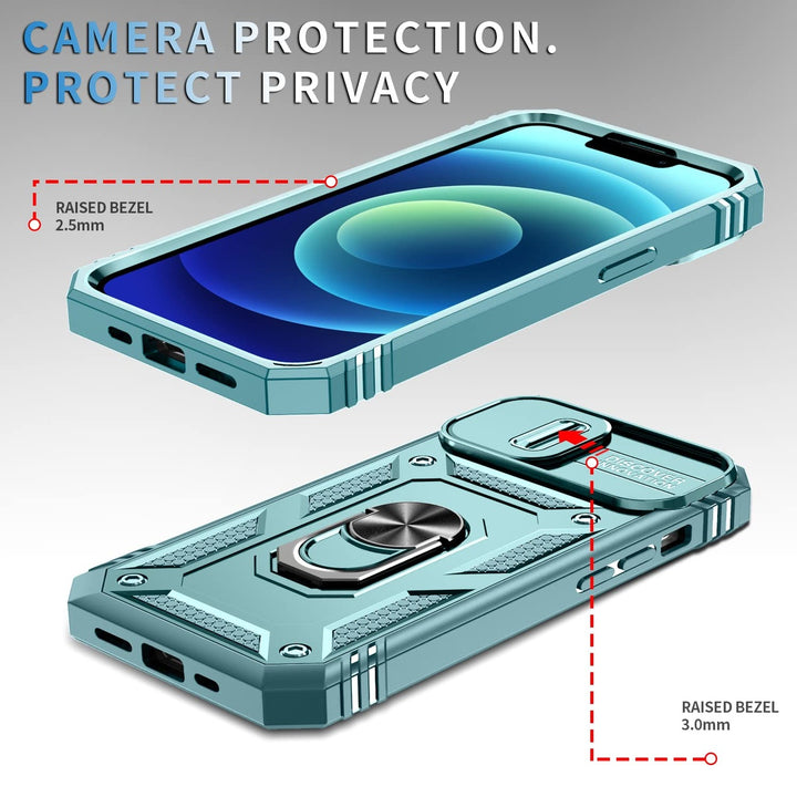 ImpactGuard Slide Case for iPhone 14 Pro Max - Green - DOKUTRONIX