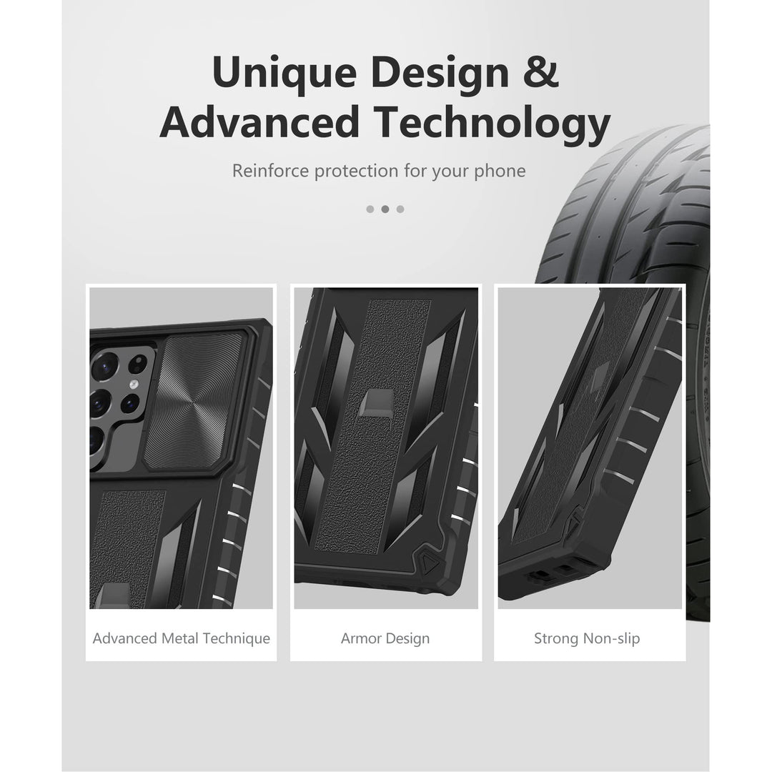 RuggedGuard S22 Ultra Case with Kickstand - DOKUTRONIX