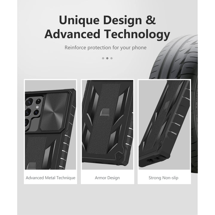 RuggedGuard S22 Ultra Case with Kickstand - DOKUTRONIX