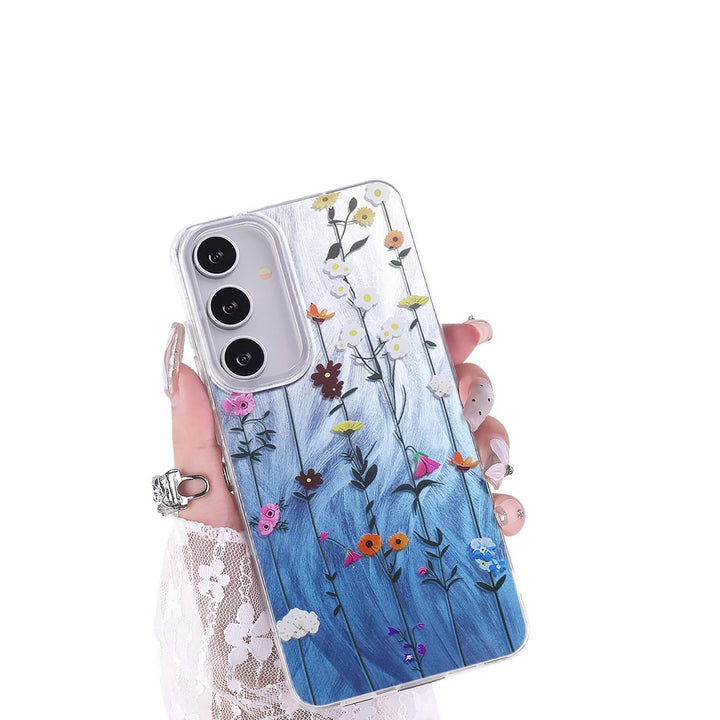 FeatherYarn Floral S24 Case for Samsung Galaxy - DOKUTRONIX