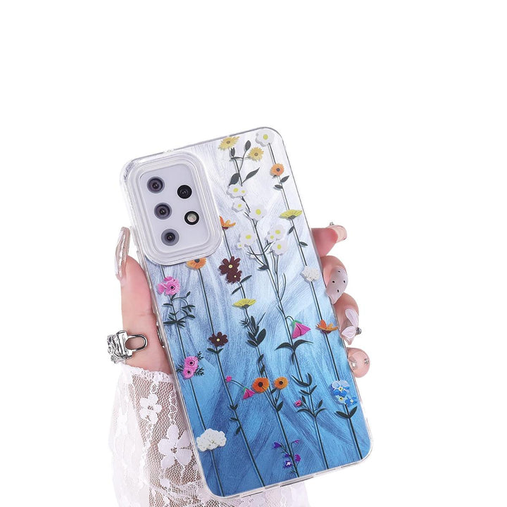 FeatherYarn Floral S24 Case for Samsung Galaxy - DOKUTRONIX