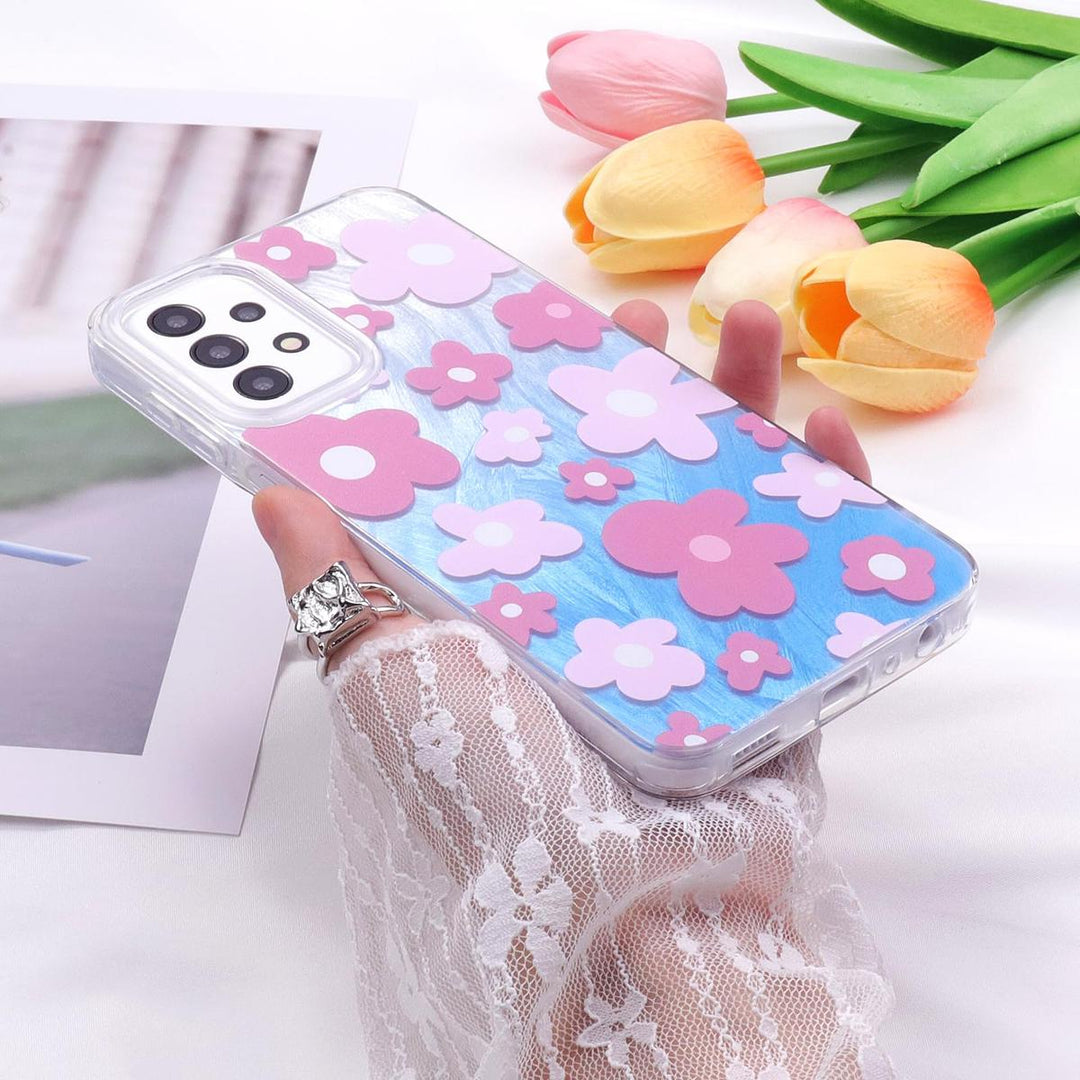 FeatherYarn Floral S24 Case for Samsung Galaxy - DOKUTRONIX