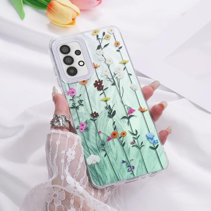 FeatherYarn Floral S24 Case for Samsung Galaxy - DOKUTRONIX