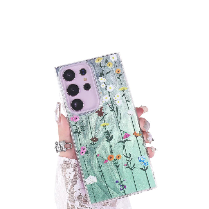 FeatherYarn Floral S24 Case for Samsung Galaxy - DOKUTRONIX