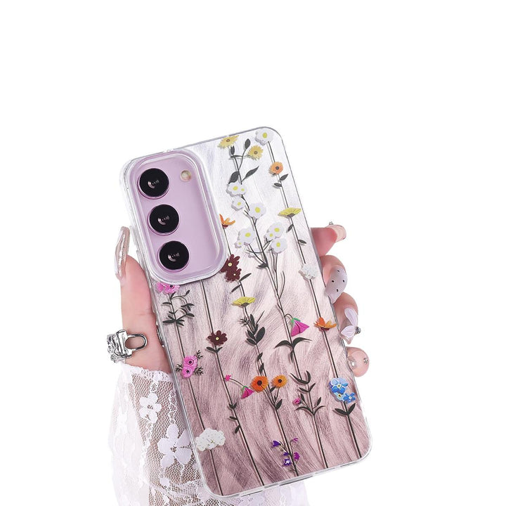 FeatherYarn Floral S24 Case for Samsung Galaxy - DOKUTRONIX