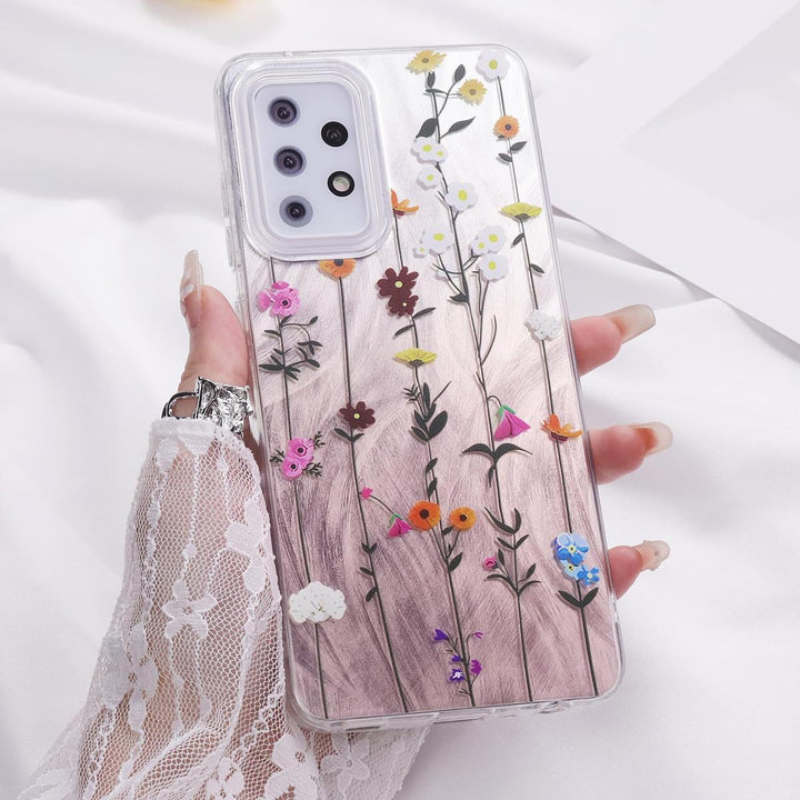 FeatherYarn Floral S24 Case for Samsung Galaxy - DOKUTRONIX