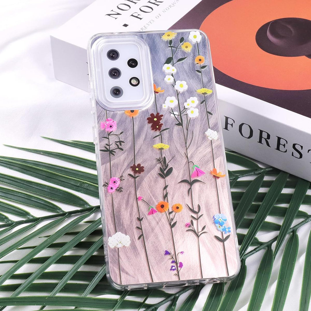 FeatherYarn Floral S24 Case for Samsung Galaxy - DOKUTRONIX