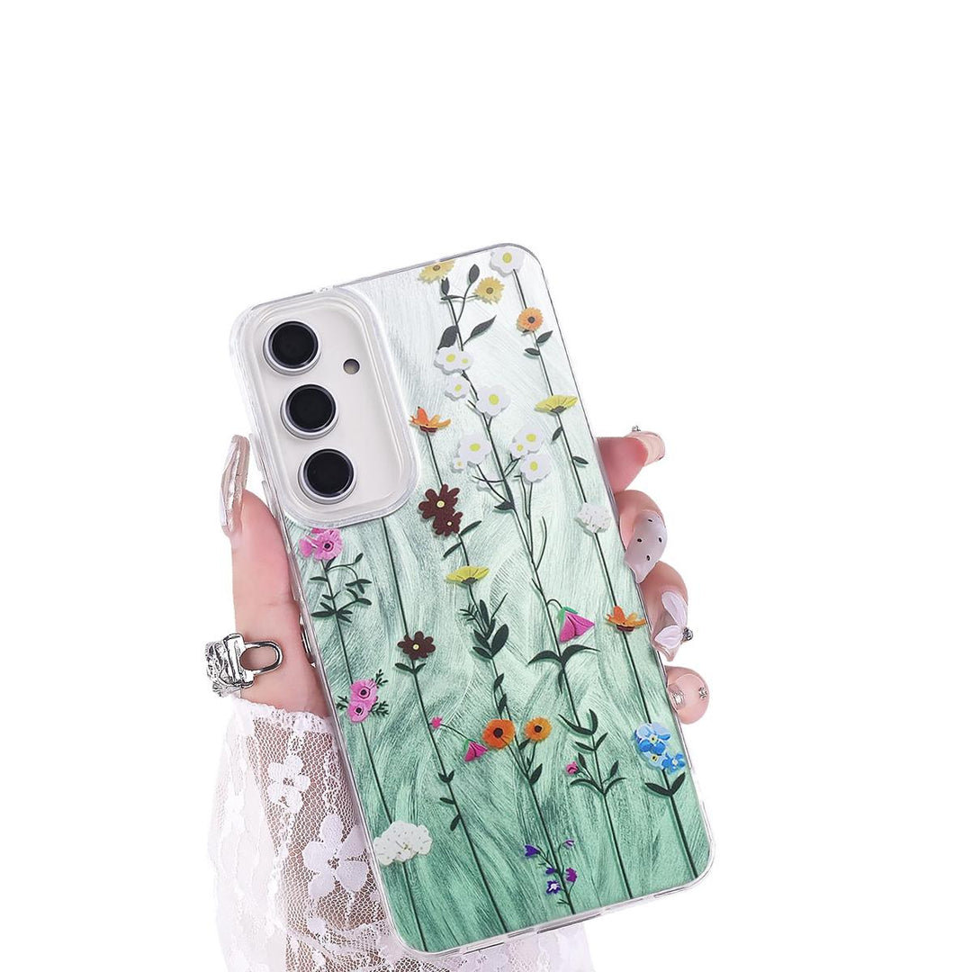 FeatherYarn Floral S24 Case for Samsung Galaxy - DOKUTRONIX