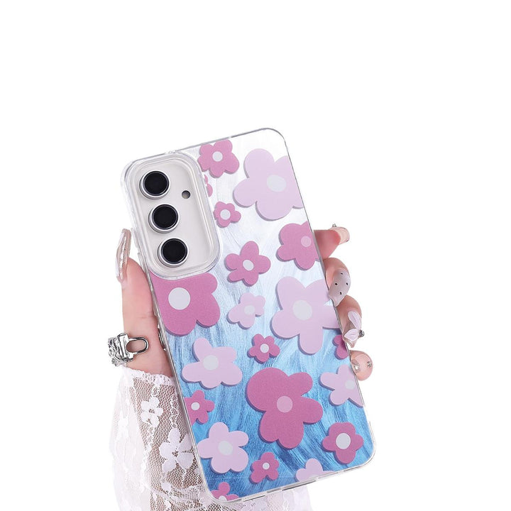FeatherYarn Floral S24 Case for Samsung Galaxy - DOKUTRONIX
