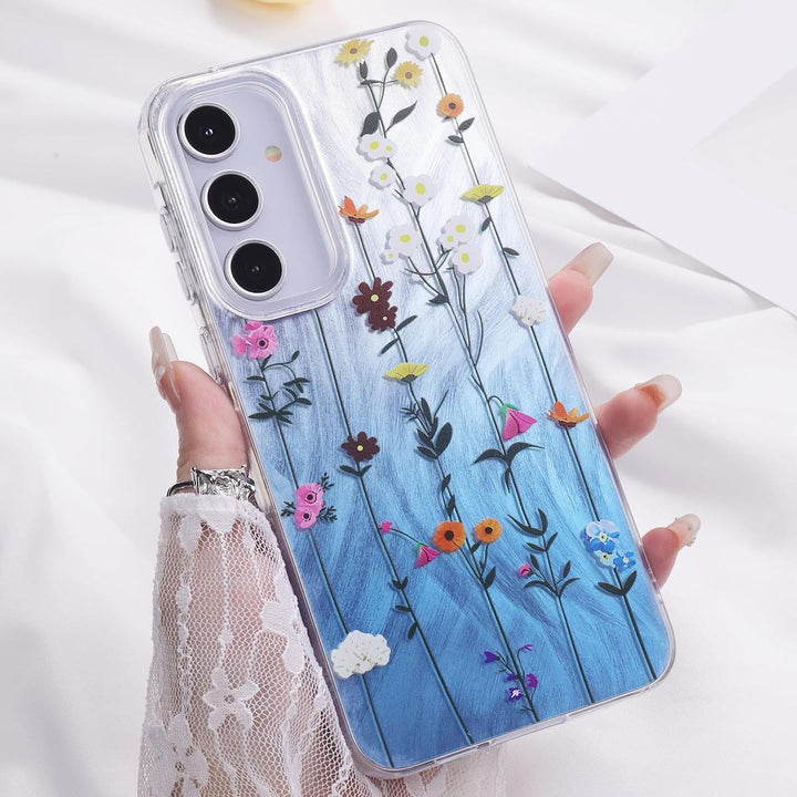 FeatherYarn Floral S24 Case for Samsung Galaxy - DOKUTRONIX